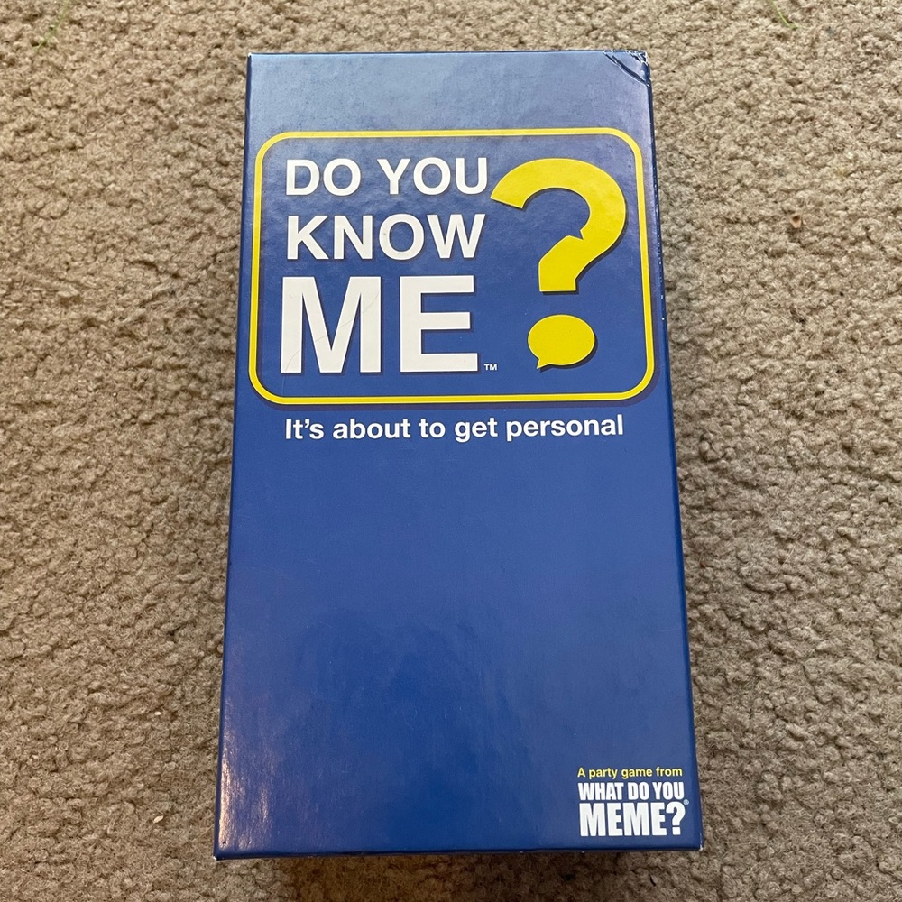 Do You Know Me? card game